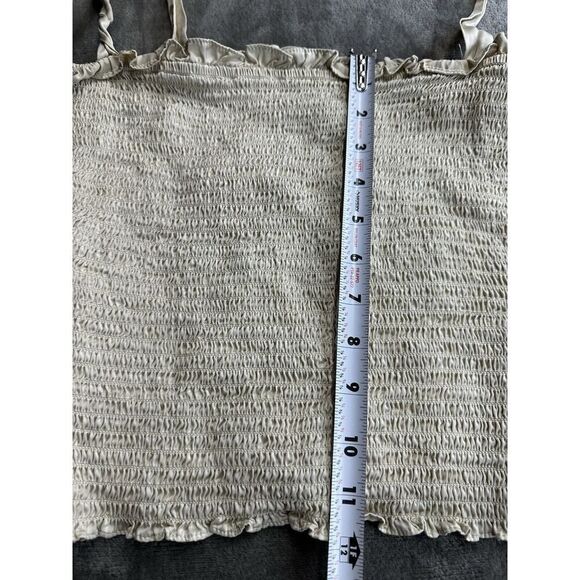 REFORMATION Pina Sleeveless Silk Top Cream Beige sz Small - Picture 9 of 12